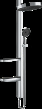 Душевой гарнитур Hansgrohe Rainfinity Showerpipe 360 26842000, 1 режим струи, корпус хром, лицевая часть черная