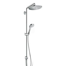 Душевой гарнитур Hansgrohe Croma Select S Showerpipe 280 1jet Reno 26793000 с верхним душем, корпус хром, лицевая часть хром, 1 режим струи