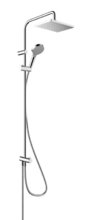 Душевой гарнитур Hansgrohe Vernis Shape Shape Showerpipe 230 1jet Reno, корпус хром, лицевая часть хром 26282000, 2 режима струи