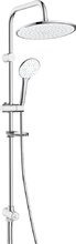 Душевой гарнитур Lemark LM8809C c верхним душем 25.6 см, хром, 3 режима струи