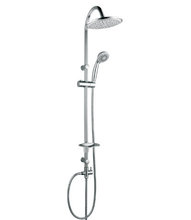 Душевая стойка Lemark LM8801C с верхним душем, 5 режимов струи