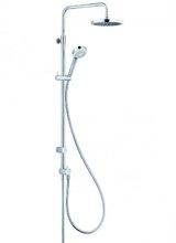 Душевая система Kludi Logo Dual Shower System 6809305-00 без смесителя, ручная лейка 1S, 1 режим струи