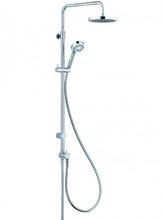 Душевая система Kludi Logo Dual Shower System 6809105-00 без смесителя, ручная лейка 3S, 3 режима струи