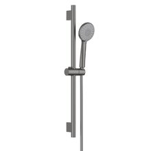 Душевой гарнитур Aquatek Бетта AQ2017BGM, 3 режима струи, черный хром шлифованный