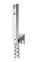 Душевой гарнитур Cezares Porta-DEFM-BIO, лейка 1 режим, белый матовый