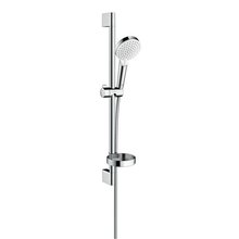 Душевой гарнитур Hansgrohe Crometta Vario 26553400, 2 режима струи, корпус хром, лицевая часть белая