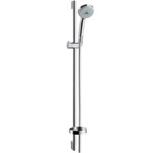 Душевой гарнитур Hansgrohe Croma 100 Multi/Unica'C 27774000, штанга 90 см, корпус хром, лицевая часть белая
