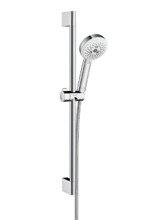 Душевой гарнитур Hansgrohe Crometta 100 Multi 26650400, корпус хром, лицевая часть белая, штанга 65 см, 3 режима струи