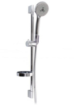 Душевой гарнитур Hansgrohe Croma 100 Multi/Unica'C 27775000, штанга 65 см, корпус хром, лицевая часть белая