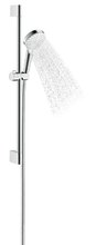 Душевой гарнитур Hansgrohe Crometta 1jet EcoSmart 26535400, корпус хром, лицевая часть белая, 1 режим струи