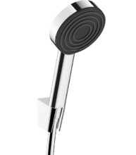 Душевой набор Hansgrohe Pulsify S, 1 режим струи, шланг 125 см, хром, диск графит, 24301000