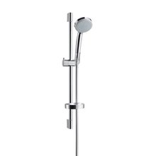 Душевой гарнитур Hansgrohe Croma 100 Vario EcoSmart/Unica'C 27776000, корпус хром, лицевая часть белая, 5 режимов струи