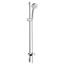 Душевой гарнитур Hansgrohe Croma 100 Vario EcoSmart/Unica'C 27653000, корпус хром, лицевая часть белая, 5 режимов струи