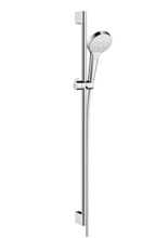 Душевой гарнитур Hansgrohe Select S Multi 90 см 26570400, корпус хром, лицевая часть белая, 3 режима струи