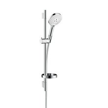 Душевой гарнитур Hansgrohe Raindance Select S 120/Unica 26632400, корпус хром, лицевая часть белая, 3 режима струи