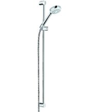 Душевой гарнитур Kludi Logo 1S 6819005-00, длина штанги 90 см, цвет хром, 1 режим струи