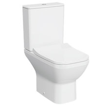 Напольный безободковый унитаз Vitra Integra Square, 9833B003-7205, Open-Back с тонким сиденьем микролифт