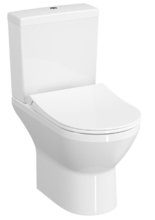Напольный безободковый унитаз Vitra Integra 9833B003-7206 Round, крышка микролифт, белый