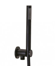 Душевой гарнитур Paffoni Master ZDUP094NO со шланговым подключением и держателем лейки, черный матовый, 1 режим струи