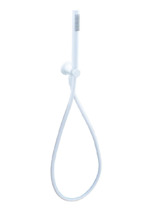 Душевой гарнитур Paffoni Master ZDUP094BO со шланговым подключением и держателем лейки, белый матовый, 1 режим струи