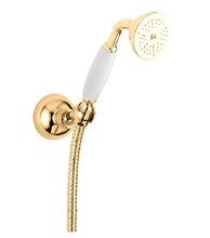 Душевой гарнитур Paffoni Belinda ZDUP035GF, цвет золото, 1 режим струи