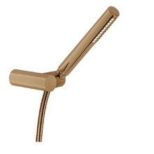 Душевой гарнитур Nobili со шланговым подсоединением, цвет бежевый Red canyon PVD, 1 режим струи, AD146/26RCP