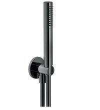 Душевой гарнитур Nobili, 1 режим лейки, цвет черный, AD146/32FLP