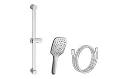 Душевой гарнитур с держателем Ravak Air 921.00, белый, X07S002