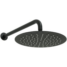 Верхний душ Allen Brau Priority 5.31A17-31, Slim круглый, 30 х 30 см, нержавеющая сталь, черный матовый