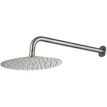 Верхний душ Allen Brau Priority 5.31017-BN, Slim круглый, 25 х 25 см, нержавеющая сталь, никель брашированный