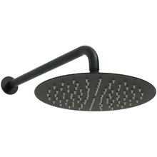 Верхний душ Allen Brau Priority 5.31017-31, Slim круглый, 25 х 25 см, нержавеющая сталь, черный матовый