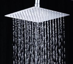 Верхний душ Aquanet Passion AF301-84-SL, 20 х 20 см, 1 режим струи, без держателя, хром (242982)