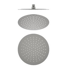 Верхний душ Aquatek AQ2075BGM, 30 см, черный хром шлифованный