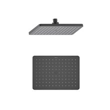 Верхний душ Aquatek AQ2087MB, 26 х 19 см, пластик, цвет черный матовый