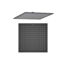 Верхний душ Aquatek AQ2078MB, с шарнирным соединением, 30 х 30 см, квадратный, цвет черный матовый