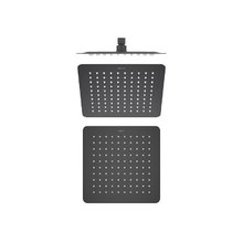 Верхний душ Aquatek AQ2072MB, 25 х 25 см, цвет черный матовый