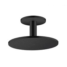 Верхний душ с держателем Axor ShowerSolutions, 30 см, 1 режим струи, цвет черный матовый, 35301670