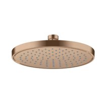 Верхний душ Axor ShowerSolutions 35389310, 24 см, EcoSmart +, 1 режим струи, с шарнирным соединением, цвет шлифованное красное золото