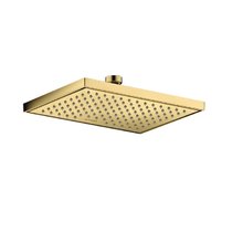 Верхний душ Axor ShowerSolutions 35373990, 24 см, 1 режим струи, с шарнирным соединением, цвет полированное золото