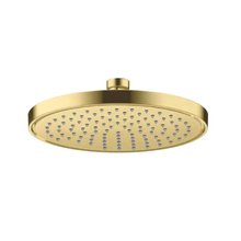 Верхний душ Axor ShowerSolutions 35383950, 22 см, EcoSmart, 1 режим струи, с шарнирным соединением, цвет шлифованная медь