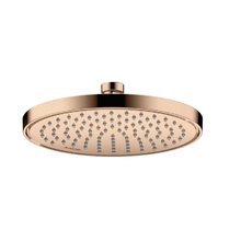 Верхний душ Axor ShowerSolutions 35382300, 22 см, 1 режим струи, с шарнирным соединением, цвет полированное красное золото