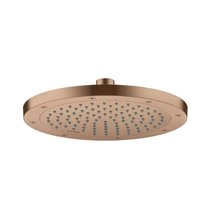 Верхний душ Axor ShowerSolutions 35381310, 24 см, EcoSmart, 1 режим струи, с шарнирным соединением, цвет шлифованное красное золото