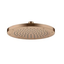 Верхний душ Axor ShowerSolutions 35380310, 24 см, 1 режим струи, с шарнирным соединением, цвет шлифованное красное золото