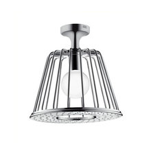 Верхний душ Axor LampShower/Nendo 26032000, 27,5x27,5 см, 1 режим струи, с держателем