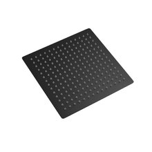 Верхний душ Berges Ventas 074002 S, 25 х 25 см, черный матовый