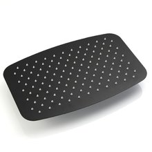 Верхний душ Berges Ventas 074006 O, 30 x 20 см, черный матовый