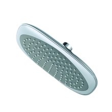 Верхний душ D&K, с шарнирным соединением, 20 см, 1 режим струи, пластик, цвет хром, DC1004852