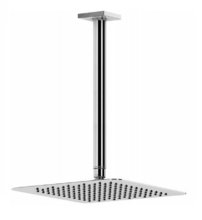 Верхний душ Cezares CZR-B-TDDQ-30/30-01, 30 см, 1 режим, с держателем, хром