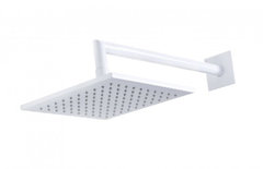 Верхний душ Cezares Porta-TDDQ-30-BIO, 30 см, 1 режим, с держателем, белый матовый