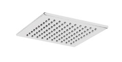 Верхний душ Cezares CZR-SP31-BIO, квадратный, 20 х 20 см, 1 режим струи, без держателя, белый матовый